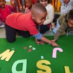 children learning alaphabet