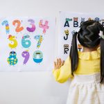 Child learning to write